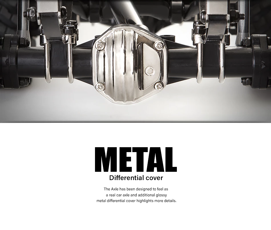 Gmade Military Sawback RTR 4WD Off-Road Vehicle 1/10th w/ GS01 Chassis 17 Gmade Military Sawback RTR 4WD Off-Road Vehicle 1/10th w/ GS01 Chassis - Image 15