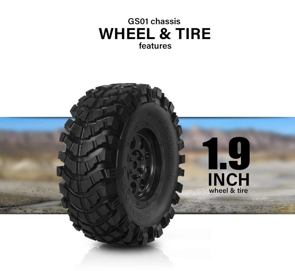 Gmade Military Sawback RTR 4WD Off-Road Vehicle 1/10th w/ GS01 Chassis 24 Gmade Military Sawback RTR 4WD Off-Road Vehicle 1/10th w/ GS01 Chassis - Image 22