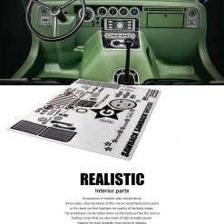 Gmade Military Sawback RTR 4WD Off-Road Vehicle 1/10th w/ GS01 Chassis 60 Gmade Military Sawback RTR 4WD Off-Road Vehicle 1/10th w/ GS01 Chassis -Cars Truck shop online 26