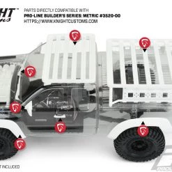 Pro-Line Builders Series Metric Clear Body for 12.3" (313mm) Wheelbase -Cars Truck shop online 3520 kc3 l