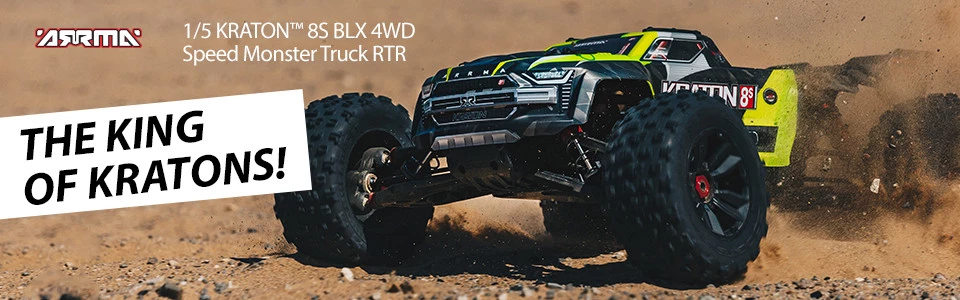 ARRMA 1/5 KRATON 8S BLX 4WD Speed Monster Truck RTR - Green 14 ARRMA 1/5 KRATON 8S BLX 4WD Speed Monster Truck RTR - Green - Image 13