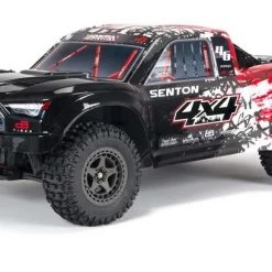 ARRMA 1/10 SENTON 4X4 3S BLX Firma SLT3 Brushless 4WD Short Course RTR - Black/Red