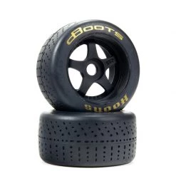 ARRMA dBoots Hoons 53/107 2.9 Gold Belted Tires on 5-Spoke Wheels (2)