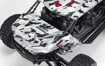 ARRMA 1/7 FIRETEAM 6S 4WD Speed Assault RTR - White 13 ARRMA 1/7 FIRETEAM 6S 4WD Speed Assault RTR - White - Image 11