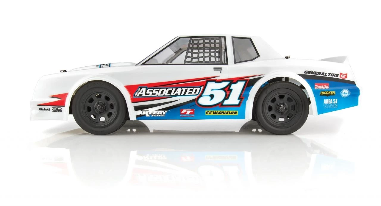 Associated SR10 Street Stock Dirt Oval RTR - White 6 Associated SR10 Street Stock Dirt Oval RTR - White - Image 4