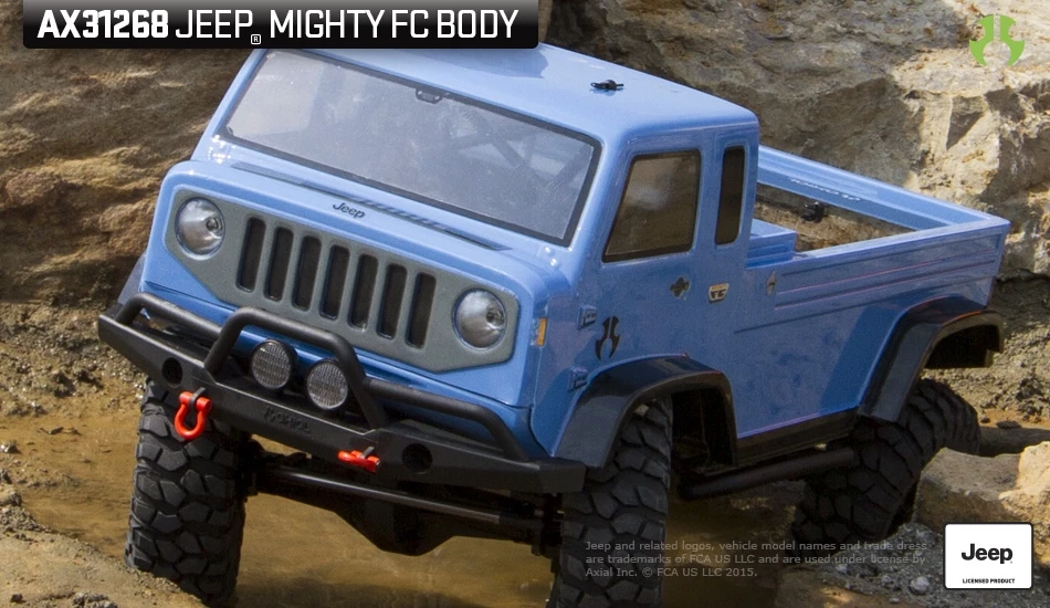 Axial Jeep Mighty FC Body .04" Clear 5 Axial Jeep Mighty FC Body .04" Clear - Image 3