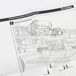 Axial Transmission 2-Speed Gear Set SCX10 II Kit -Cars Truck shop online AX31440 6