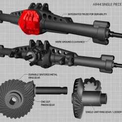 Axial SCX10 II Raw Builders Kit V2 -Cars Truck shop online AX90104 03
