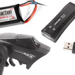 Axial SCX24 RTR with 1967 Chevrolet C10 Body - Dark Silver -Cars Truck shop online AXI00001T1 104