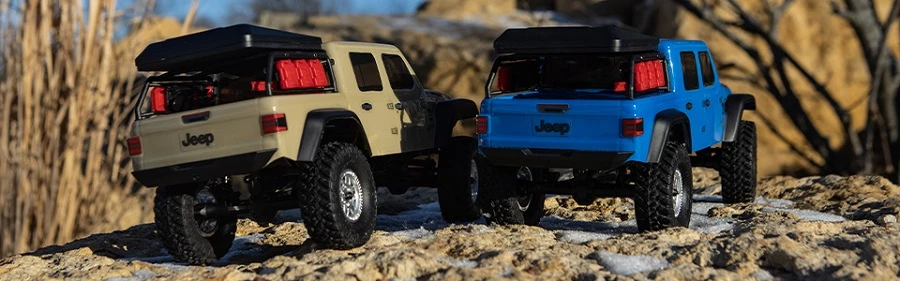 Axial SCX24 RTR with Jeep Gladiator Body - Blue 32 Axial SCX24 RTR with Jeep Gladiator Body - Blue - Image 30