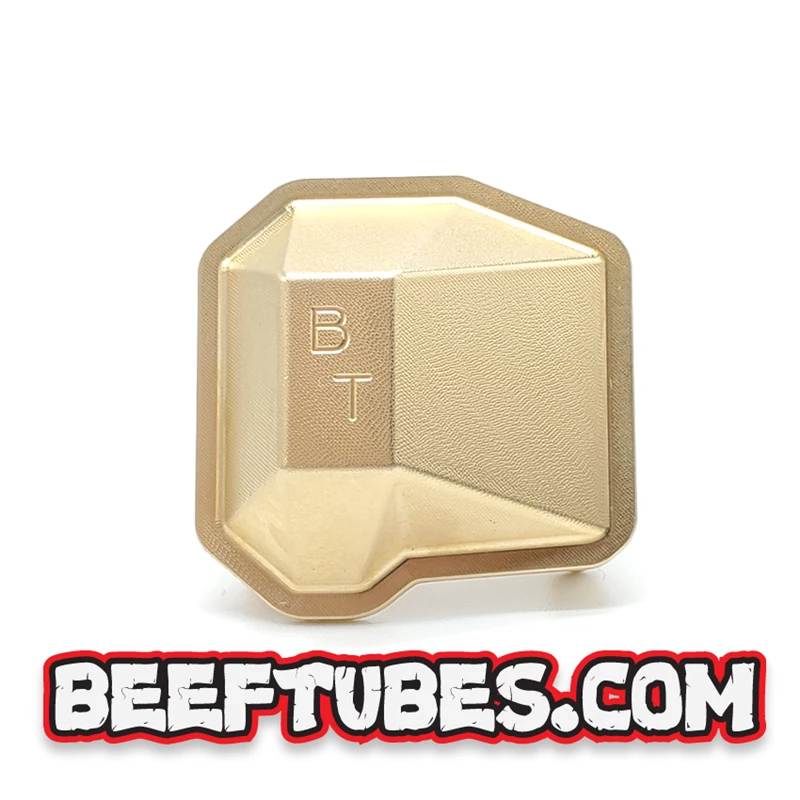 Beef Tubes AR45 SCX10 III / Capra Diff Cover - Brass 3 Beef Tubes AR45 SCX10 III / Capra Diff Cover - Brass