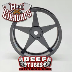 Beef Tubes Meat Cleaver Drag Wheel Set - Black Re-machined Aluminum (4 pcs) 10 Beef Tubes Meat Cleaver Drag Wheel Set - Black Re-machined Aluminum (4 pcs) -Cars Truck shop online BT020MCB 4