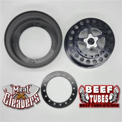 Beef Tubes Meat Cleaver Drag Wheel Set - Black Re-machined Aluminum (4 pcs) 11 Beef Tubes Meat Cleaver Drag Wheel Set - Black Re-machined Aluminum (4 pcs) -Cars Truck shop online BT020MCB 5