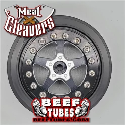 Beef Tubes Meat Cleaver Drag Wheel Set - Black Re-machined Aluminum (4 pcs) 12 Beef Tubes Meat Cleaver Drag Wheel Set - Black Re-machined Aluminum (4 pcs) -Cars Truck shop online BT020MCB 6