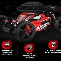 Team Corally 1/8 Radix6 XP 2021 RTR 6S Brushless 4WD Buggy -Cars Truck shop online COR00185 101