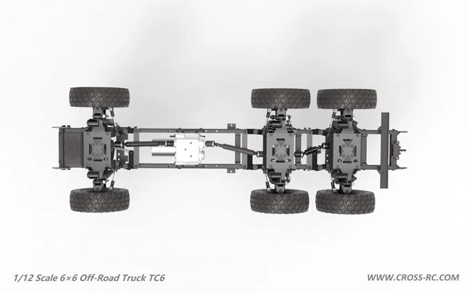 Cross-RC TC6 1/12 Scale 6x6 Off Road Military Truck Kit 17 Cross-RC TC6 1/12 Scale 6x6 Off Road Military Truck Kit - Image 15