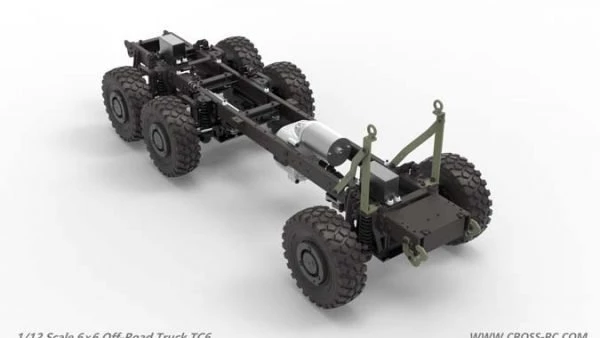 Cross-RC TC6 1/12 Scale 6x6 Off Road Military Truck Kit 18 Cross-RC TC6 1/12 Scale 6x6 Off Road Military Truck Kit - Image 16