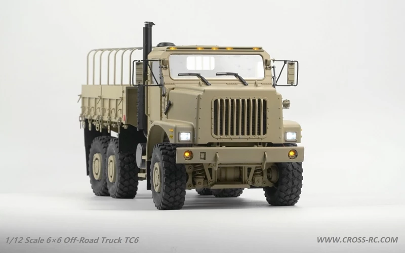 Cross-RC TC6 1/12 Scale 6x6 Off Road Military Truck Kit 5 Cross-RC TC6 1/12 Scale 6x6 Off Road Military Truck Kit - Image 3