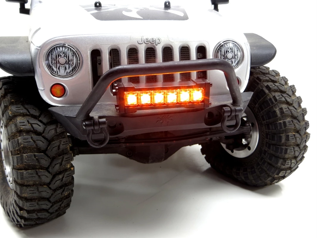 Gear Head RC 1/10 Scale Six Shooter 2" LED Light Bar - Amber 4 Gear Head RC 1/10 Scale Six Shooter 2" LED Light Bar - Amber - Image 2