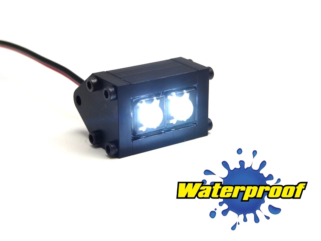 Gear Head RC 1/10 Scale Trail Pod LED Light Bar - White (1) 3 Gear Head RC 1/10 Scale Trail Pod LED Light Bar - White (1)