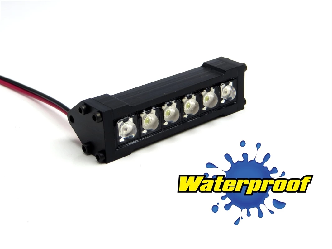 Gear Head RC 1/10 Scale Six Shooter 2" LED Light Bar - Blue 4 Gear Head RC 1/10 Scale Six Shooter 2" LED Light Bar - Blue - Image 2