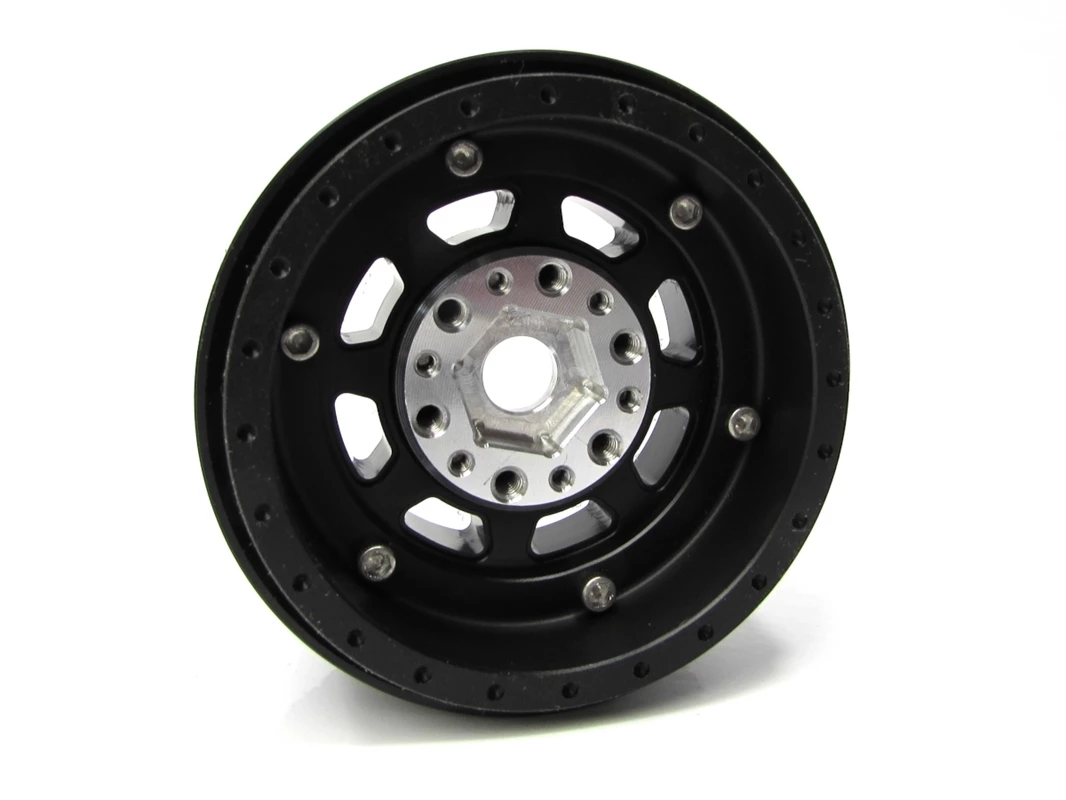Gear Head RC 1.9" Trail King EZ-Loc Wheels with Black Delrin Rings (4) 4 Gear Head RC 1.9" Trail King EZ-Loc Wheels with Black Delrin Rings (4) - Image 2
