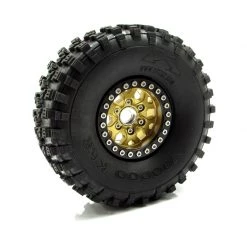 Gear Head RC 1.9" Tombstone Beadlock Wheels, Gold (4) -Cars Truck shop online GEA1371 5