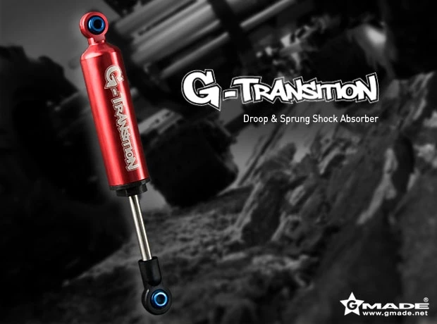 Gmade G-Transition Shock Red 80mm for 1/10 Crawlers (4) 3 Gmade G-Transition Shock Red 80mm for 1/10 Crawlers (4)