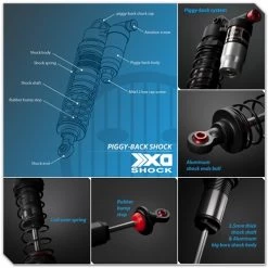 Gmade XD Piggyback Shock 103mm (2) -Cars Truck shop online GMA21007 3