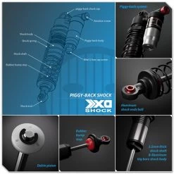 Gmade XD Piggyback Shock 75mm (2) -Cars Truck shop online GMA21307 3