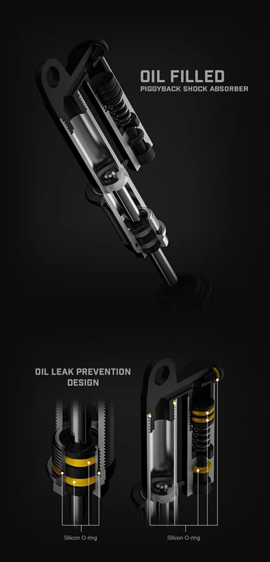 Gmade RSD Piggyback Shock Absorber 100mm (2) 7 Gmade RSD Piggyback Shock Absorber 100mm (2) - Image 5