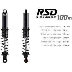 Gmade RSD Shock Absorber 100mm (2) -Cars Truck shop online GMA23404 7