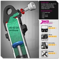 Gmade XD Aeration Shock 113mm (2) -Cars Truck shop online GMA23807 4