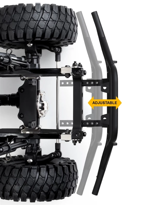 Gmade GS01 Front Tube Bumper with Skid Plate Black 6 Gmade GS01 Front Tube Bumper with Skid Plate Black - Image 4