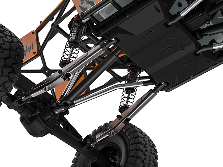 Gmade GR01 Aluminum Trailing Arm (Titanium Gray) GOM 4 Gmade GR01 Aluminum Trailing Arm (Titanium Gray) GOM - Image 2