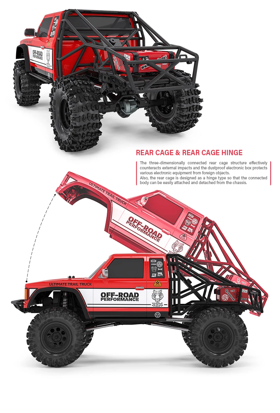 Gmade GS02 BOM 1/10 4WD Ultimate Trail Truck Kit 30 Gmade GS02 BOM 1/10 4WD Ultimate Trail Truck Kit - Image 28