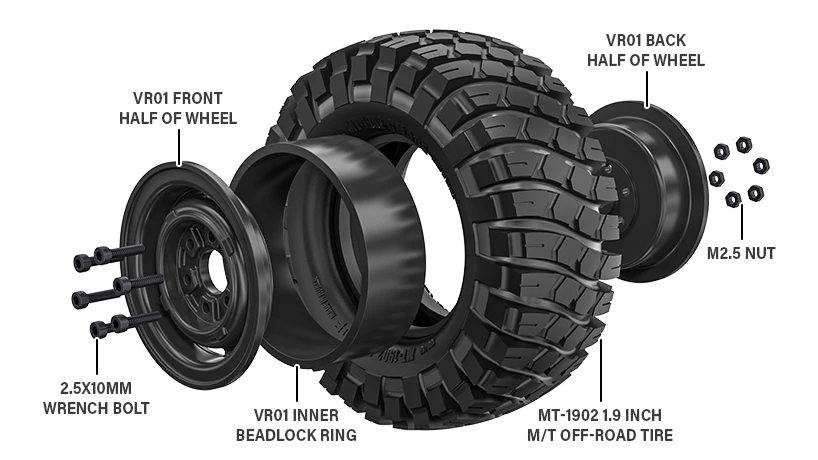 Gmade GS02F TS Kit with Military Buffalo Body 46 Gmade GS02F TS Kit with Military Buffalo Body - Image 44