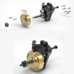 Hot Racing Ultimate Brass Weight Knuckle Portal Cover TRX-4 10 Hot Racing Ultimate Brass Weight Knuckle Portal Cover TRX-4 -Cars Truck shop online HOTTRXF21HA 4