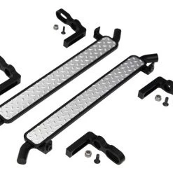 Hot Racing Aluminum Diamond Rock Rail Side Step (2) TRX-4 -Cars Truck shop online HOTTRXF33DP01 4