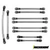 Incision SCX10 II 12.3" Wheelbase 1/4 Stainless Steel 10pcs Link Kit -Cars Truck shop online IRC00070 2