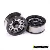 Incision 1.9" KMC XD229 Machete Black Chrome Plastic Wheels (2) -Cars Truck shop online IRC00253 2