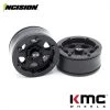 Incision 1.9" KMC KM233 Hex Black Plastic Wheels (2) -Cars Truck shop online IRC00254 2
