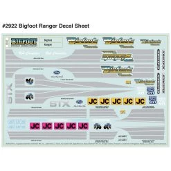 JConcepts 1985 - 1992 Ford BIGFOOT Ranger Clear Body -Cars Truck shop online JCO0298BFR 10