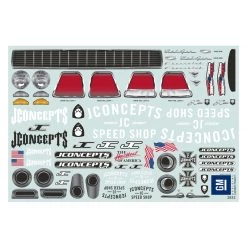 JConcepts 1955 Chevy Bel Air Drag Eliminator Clear Body -Cars Truck shop online JCO0365 5