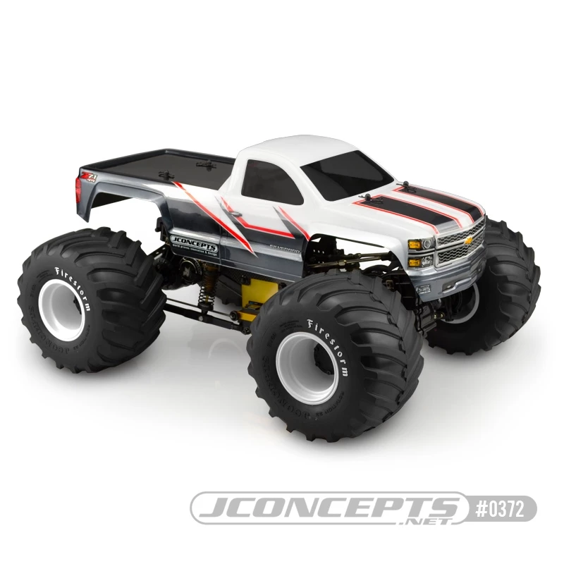 JConcepts 2014 Chevy Silverado 1500 Monster Truck Single Cab Body 3 JConcepts 2014 Chevy Silverado 1500 Monster Truck Single Cab Body