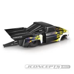 JConcepts 1966 Chevy C10 Step-Side Clear Drag Body with Ultra Rear Wing -Cars Truck shop online JCO0373 4
