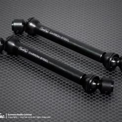JunFac Hardened Carbon Steel Universal Shafts (2) for Axial Wraith