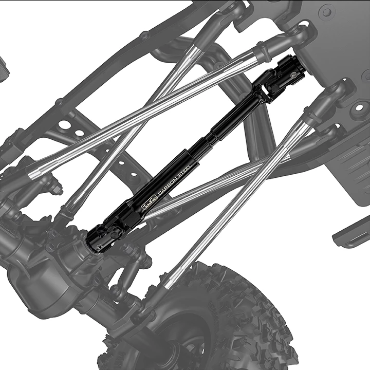 JunFac Scale Hardened Steel Universal Shafts (2) for Axial SCX10 II RTR with 3 Gear Transmission 5 JunFac Scale Hardened Steel Universal Shafts (2) for Axial SCX10 II RTR with 3 Gear Transmission - Image 3