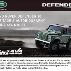 Kyosho MINI-Z 4X4 RTR with Land Rover Defender 90 Heritage Body - Green