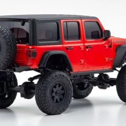 Kyosho MINI-Z 4X4 RTR with Jeep Wrangler Unlimited Rubicon Body - Red -Cars Truck shop online KYO32521R 4